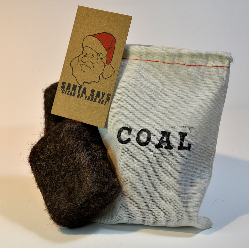 Coal Felted Soap