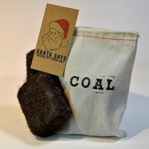 Coal Felted Soap