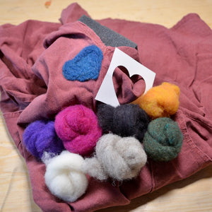 Visible Mending Kit- Needle Felting