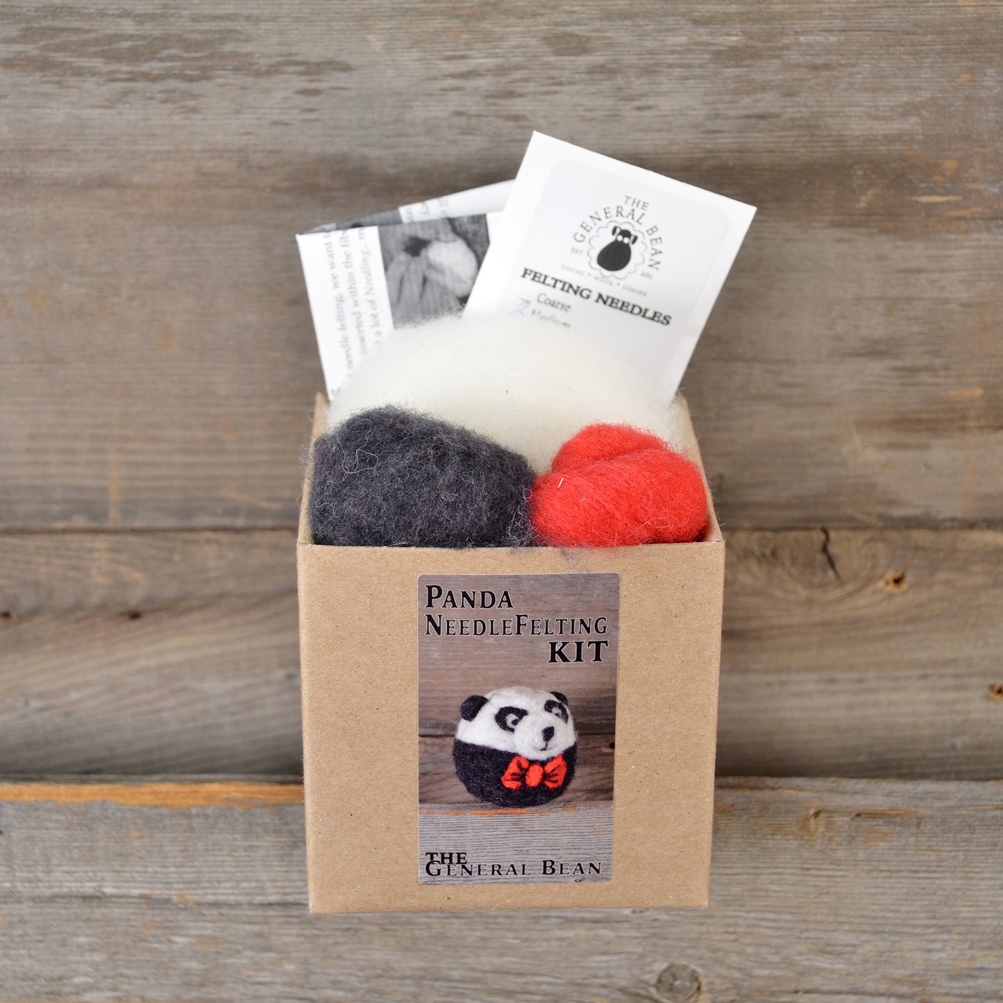 Panda  Felting Kit