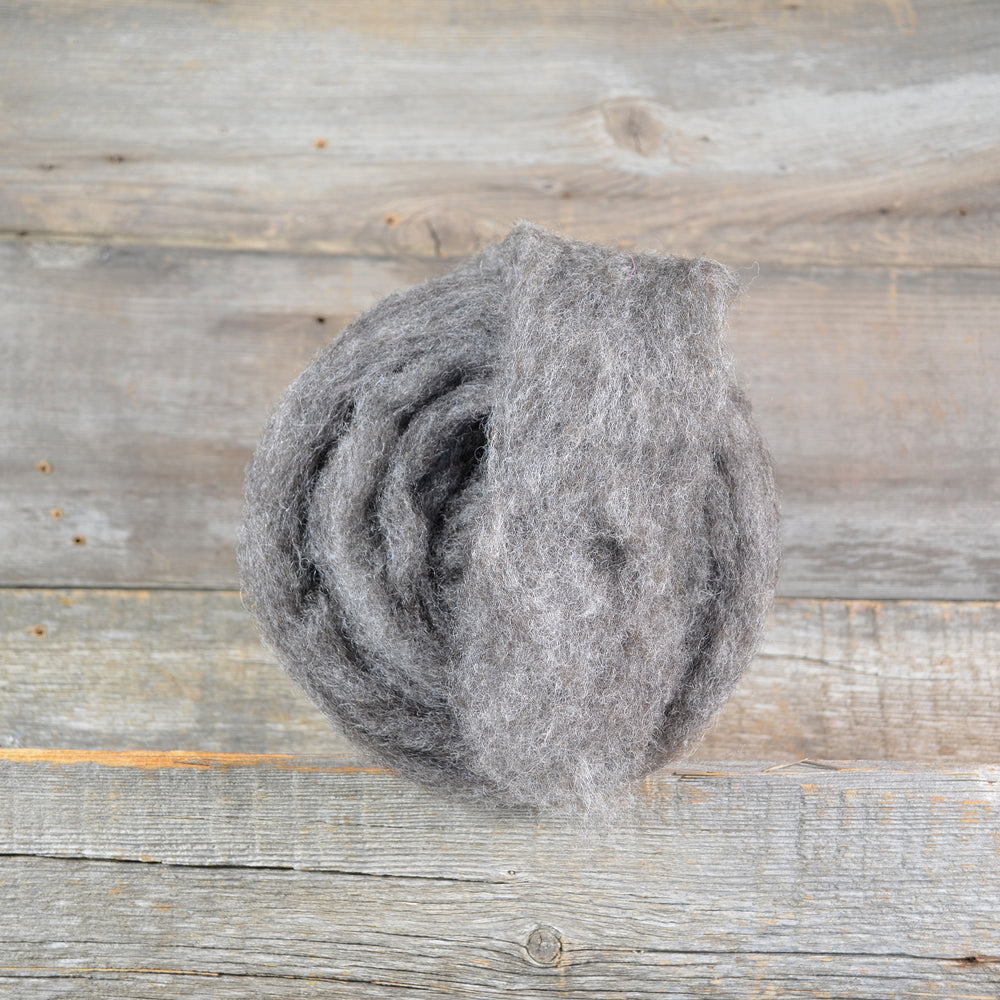 Wool Fibre Natural Dark Grey
