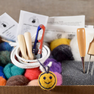 Beginner Needle Felting Kit with Tools