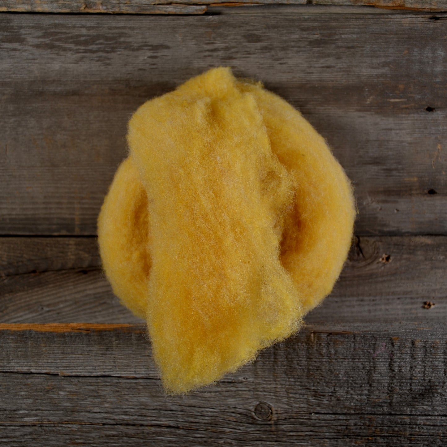 Wool Fibre Light Yellow