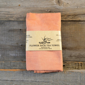 Natural Dyed Tea Towel Pink