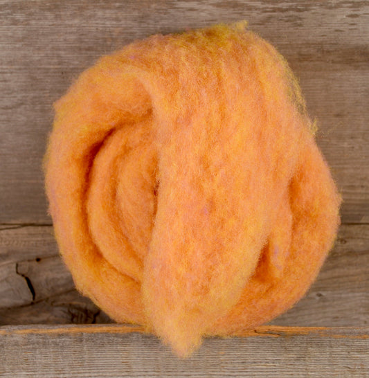 Wool Fibre Mustard