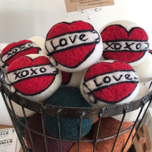 Set of Three Patterned Dryer Ball