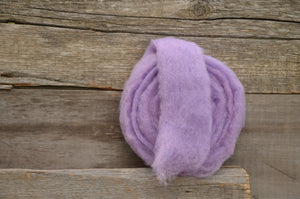Wool Fibre Light Purple