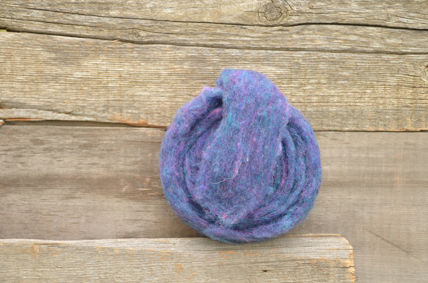 Wool Fibre Blurple