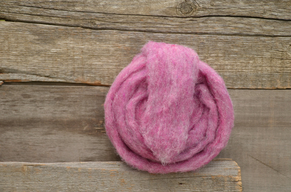 Wool Fibre Punky Pink