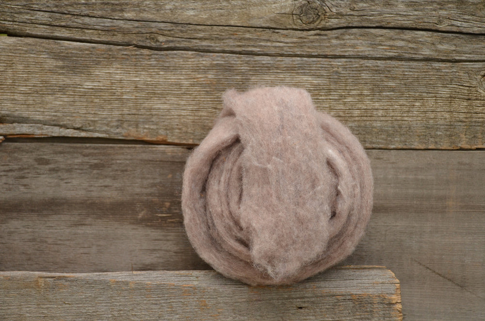 Wool Fibre Taupe