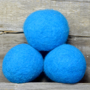 turquoise wool dryer balls